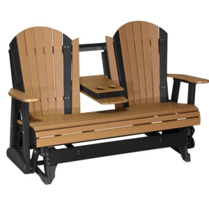 Adirondack glider bench.
